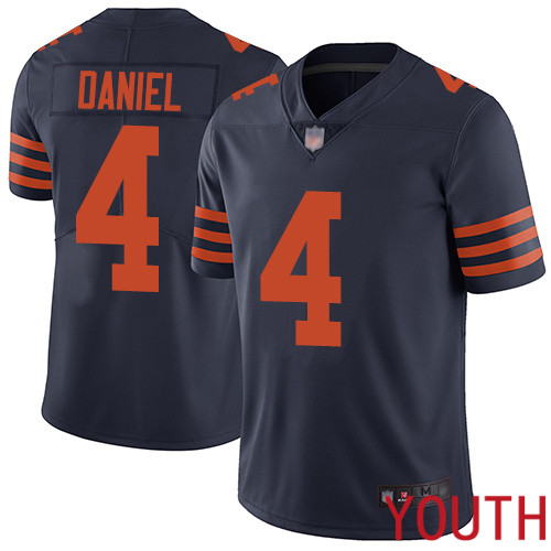 Chicago Bears Limited Navy Blue Youth Chase Daniel Jersey NFL Football #4 Rush Vapor Untouchable